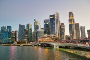 Singapore Skyline City Horizon